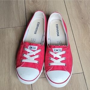 Converse Women's Red All-Star Sneakers